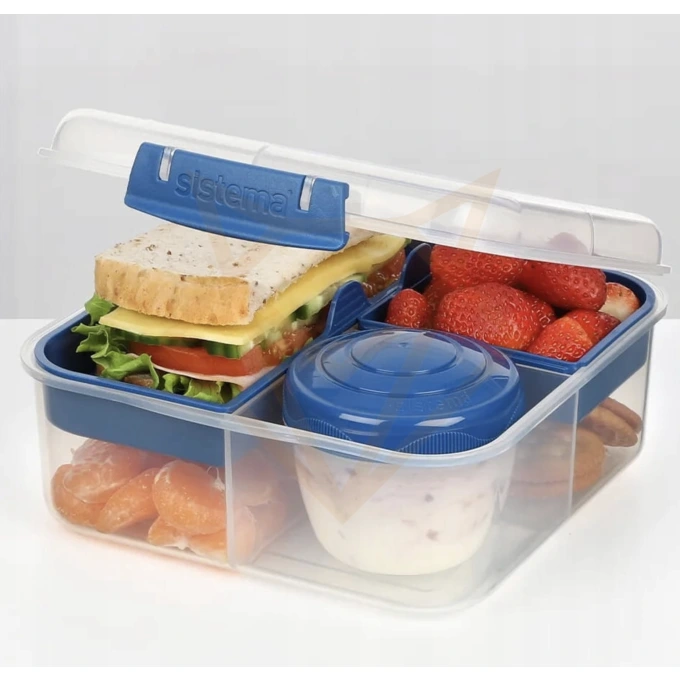 1.25L Bento Cube To Go niebieski